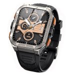 Blackview Smartwatch táctico Bluetooth GPS 1,91" Negro