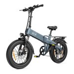 Velo electrique Pixar F2 250W 48V15Ah Frein a Disque Gris