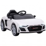 Coche eléctrico infantil Aiyaplay Audi R8 Spyder 12 V blanco con mando