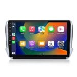 Sistema de Navegación JUNSUN Carplay Android 15 10" DAB+ WiFi GPS para Peugeot 208/2008