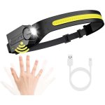 Lampada frontale LEPRO OPR320019 LED ricaricabile sensore movimento