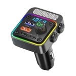 Transmetteur FM Nobrand Bluetooth 5.0 MP3 Charge PD QC3.0 36W Noir