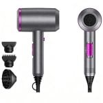Sèche-cheveux Domestique Nobrand 1800W 3 Températures 3 Vitesses 4 Accessoires Noir