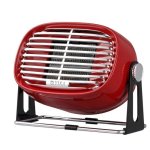 Mini Radiateur Électrique Nobrand PTC 500W Silencieux Portable Rouge