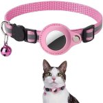 Localisateur GPS intelligent Nobrand Rose collier reflectant