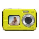 Caméra Compacte Nobrand 8MP Zoom 16x USB Double Écran Jaune