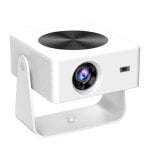 Projecteur Nobrand Portable 1080p 45 W 120" Blanc Correction 4 Voies Sans Fil