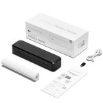 Imprimante thermique portable Bluetooth USB Nobrand A4 sans encre noire