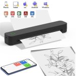 Imprimante Thermique Bluetooth A4 Nobrand Portable Sans Encre 203 dpi