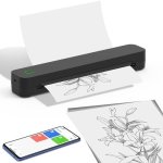 Imprimante thermique Bluetooth portable Nobrand A4 sans encre noire