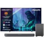 TV Philips OLED 55OLED801/12 55" 4K UltraHD Smart TV Ambilight + Philips TAB5309 Barra de sonido