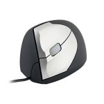 Souris BakkerElkhuizen HANDSHAKE USB 3200 DPI Noir Argent Gaucher
