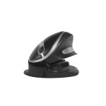 Ratón BakkerElkhuizen Oyster USB 1200DPI 5 Boutons Noir Argent Câblé