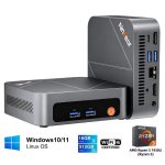 Mini PC Ninkear M7 AMD Ryzen 5 7430U 16GB 512GB SSD Radeon Windows 11 Pro Compatto Silenzioso