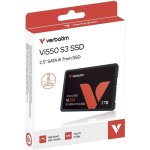 Harde Schijf Verbatim Vi550 S3 2TB SSD 2.5" SATA III 6Gbps 550/500MB/s