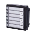 Module d’extension 6 boutons Hikvision IP65 compatible vidéo interphone