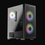 LC-Power Gaming 717B Meshwork_L Dark Midi-Tower ARGB Gaming PC Behuizing