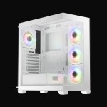 Boîtier Gaming LC-Power Gaming 715W Seamless Pale X 4 Ventilateurs ARGB
