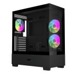 ATX PC-behuizing DarkFlash DS500 RGB Zwart RGB-ventilatoren