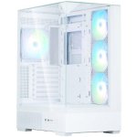 Caixa de Computador Zalman P40 Prism Plus Branca Cristal Temperado A-RGB USB-C