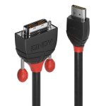 Cable Lindy HDMI vers DVI-D - Ligne noire 1 m