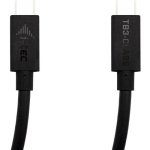 Câble Thunderbolt I-Tec 3 150cm Compatible USB-C 40 Gbps 100W Noir