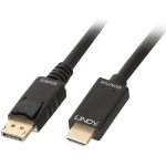 Cabo Adaptador Lindy DisplayPort para HDMI 4K30 0,5 m Preto