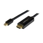Cabo Adaptador Startech Mini DisplayPort HDMI 5 m 4K 30 Hz Preto