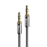Cable audio 3,5 mm Lindy Chrom Line 0,5 m