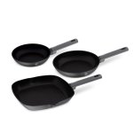 Juego de sartenes Berlinger Haus Anthracite 3 piezas aluminio forjado inducción 20/24/28 cm