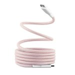 Cable USB-C magnétique TnB 60 W 1,5 m Rose