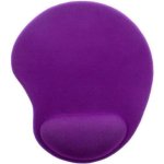 Tappetino mouse TnB TSED100PL con poggiapolsi in gel viola