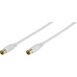 Cable de antena coaxial Vivanco 1,5 m conectores macho y hembra