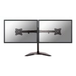 Neomounts NM-D335DBLACK Dual Monitorhalterung Tisch 10 bis 27" VESA 75x75 bis 100x100 Max 8Kg