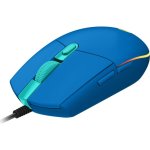 Souris Logitech G203 USB 8000 DPI Bleu RGB 6 Boutons Programmables