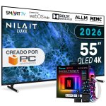 TV Nilait QLED 55UD8004SWOS 55" 4K UltraHD 60Hz Smart TV WebOS HDR10 Govee Backlight