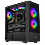 PC de bureau DECLICINFO AMD Ryzen 5 5500 16 Go DDR4 3200 MHz RTX 3050 2 To SSD Windows 11 Pro performant