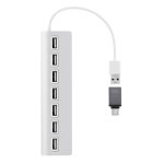 Hub TnB 7 porte USB 2.0 Alluminio modello HUBUSB7ALU