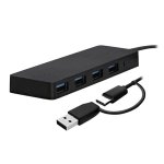 Hub TnB 4 puertos 5 Gbps HUB4USB60CM USB-A y USB-C
