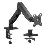 TnB MHMECA Support Moniteur Bras Articulé Mécanique Bureau 17 à 32" VESA 75x75 à 100x100 Max 9Kg