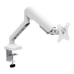 TnB MHFLEXWH Suporte Monitor Braço Articulado com Mola a Gás para Mesa 17 a 32" VESA 75x75 a 100x100 Max 8Kg Branco