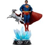 Figurine d'art Iron Studios Superman Legacy 1/10 Superman & Krypto