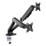 TnB MHFLEXDUAL Dubbele Articulerende Monitorstandaard Bureau Zwart