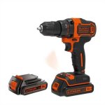 Taladro de pistola Black & Decker BDCDD186KB 18 V 1,5 Ah 40 Nm sin llave 10 mm