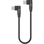 Cable USB-C para USB-C Manhattan 20 cm Angulado Pacote de 5