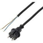 Câble d'alimentation Sygonix SY-7486034 5 m Noir