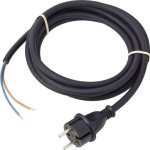 Cable de alimentación Sygonix 3 m Negro