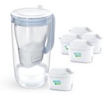 Carafe Filtrante Brita Maxtra PRO Verre 2,5L avec 5 Cartouches