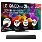 TV LG QNED evo MiniLED 65QNED86B6B 65" 4K UltraHD 144Hz Smart TV WebOS HDR10 Dolby Vision Barre de son LG S20A