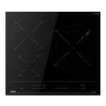 Placa de inducción Teka IZC 63015 MSM BK 3 zonas 15 funciones 3700 W Negra